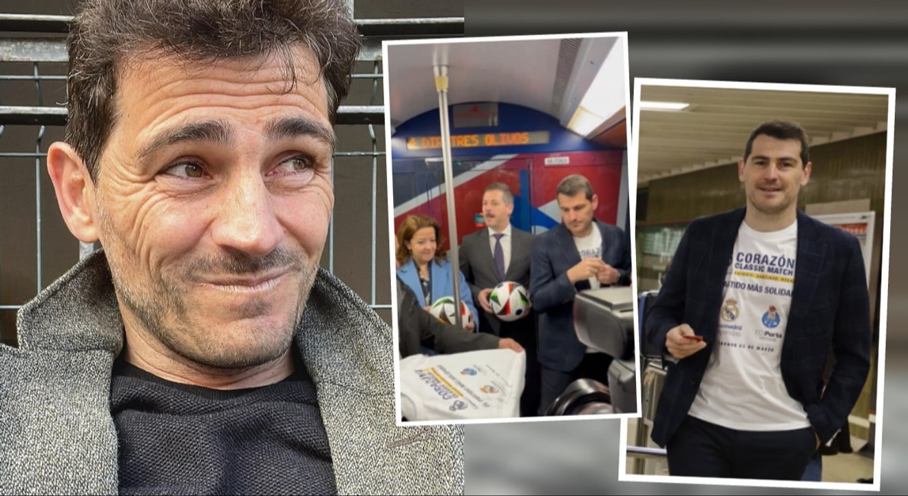Sorpresa mayúscula en Madrid: Iker Casillas y Roberto Carlos se cuelan en el metro por este motivo