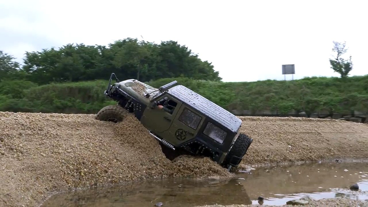 RC Car 1_10 Scale SCX10 II Jeep Wrangler JK Rubicon Off Road