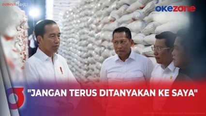 Dicecar soal Harga Beras, Jokowi: Jangan Terus Ditanyakan ke Saya, Cek di Lapangan