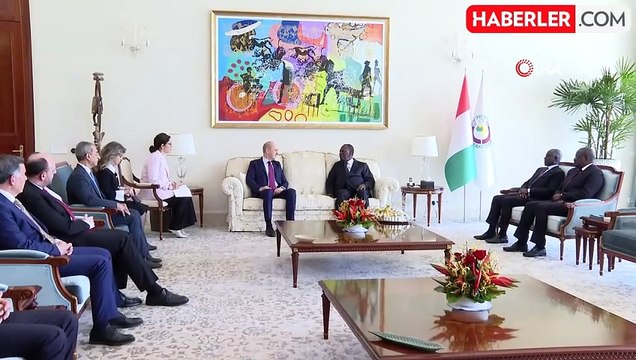 TBMM Başkanı Kurtulmuş, Fildişi Sahili Devlet Başkanı Outtara ile görüştü