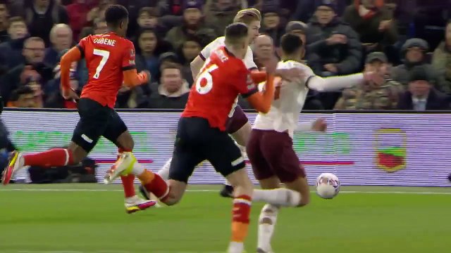 Luton Town 2-6 Manchester City Emirates FA Cup 2023-24