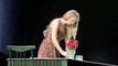 Taylor Swift Receive Red Rose From Travis Kelce During Performance in Singapore
