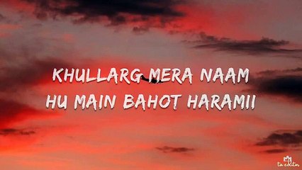 HMM-KHULLARG [LYRICS] (baby see hu mai south delhi ki) #music #lyrics