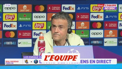 Luis Enrique : «Nous sommes dans un très bon moment» - Foot - C1 - PSG