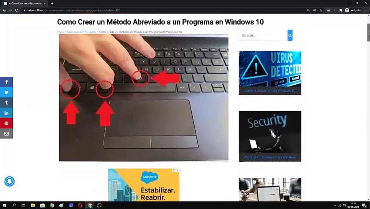  Como CREAR ATAJOS RÁPIDO a tus PROGRAMAS en WINDOWS 10 | FÁCIL Y RÁPIDO