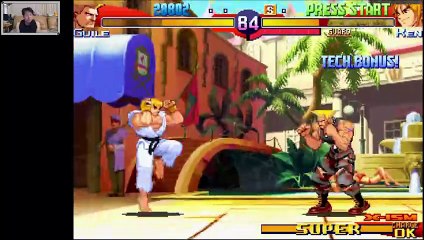 (ARC) Street Fighter Zero 3 Upper - 03-1-2 - Guile - Classic Mode - Lv 4