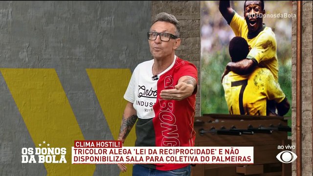 Neto critica Palmeiras por não dar coletiva de imprensa