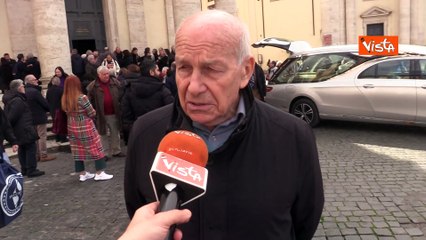 Funerali di Ennio Calabria, Bertinotti: "Un grande artista che ha indagato la cultura del 900"