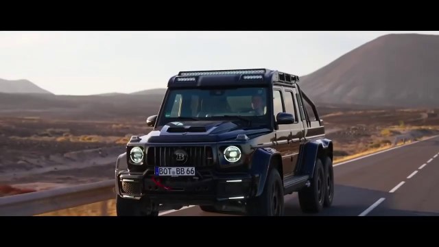 900 Hp, V8 Engine, Made for Off-Road , New Brabus XLP 900 6x6 Superblack 2024