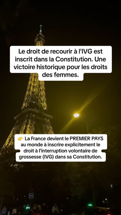 Le droit de recourir à l'IVG est inscrit dans la Constitution. Une victoire historique pour les droits des femmes.