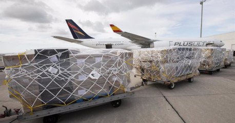 Aterrizaje en Gran Canaria del avión procedente de China con material sanitario