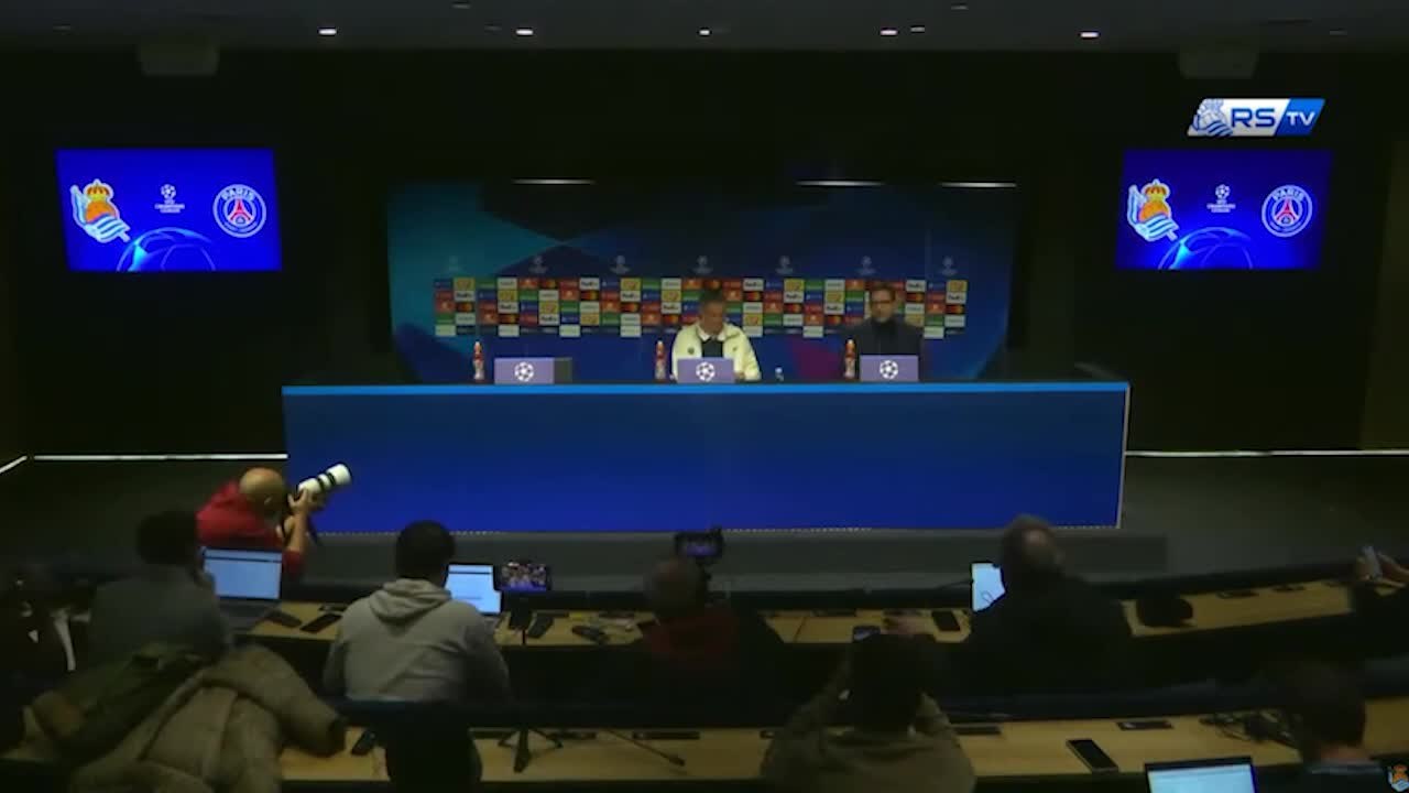 Rueda de prensa de Luis Enrique previa al Real Sociedad - PSG de Champions
