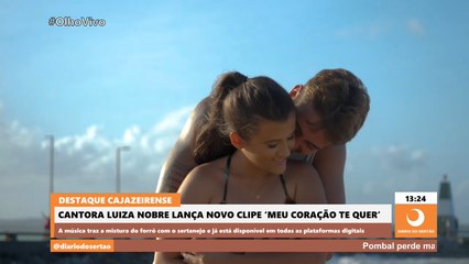 Cantora cajazeirense Luiza Nobre lança novo clipe ‘Meu coração te quer’