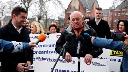 Konferencja prasowa KO  w Lesznie