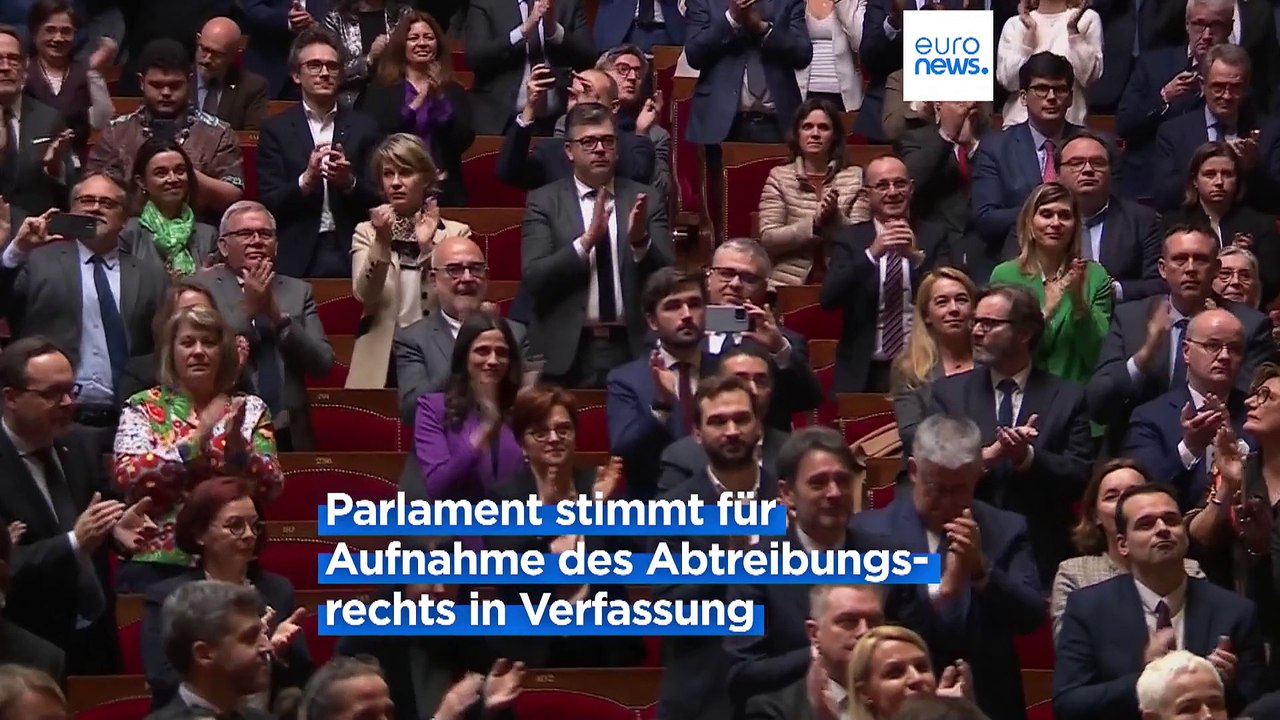 Frankreich verankert Abtreibungsrecht als erstes Land in der Verfassung