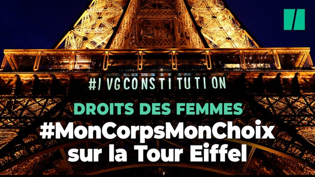 La Tour Eiffel aussi célèbre l’inscription de l’IVG dans la Constitution