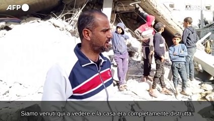 Gaza, un sopravvissuto: "Ho sentito l'attacco, ho pensato che sarei morto"