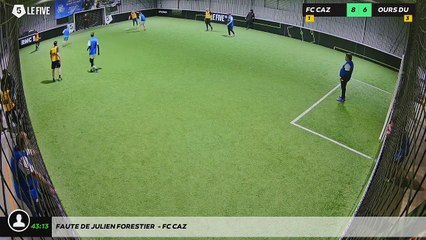 Faute de Julien Forestier  - FC CAZ