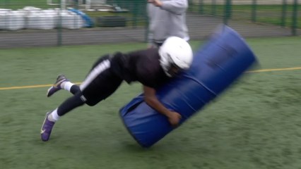 We try out American Football training in Canterbury