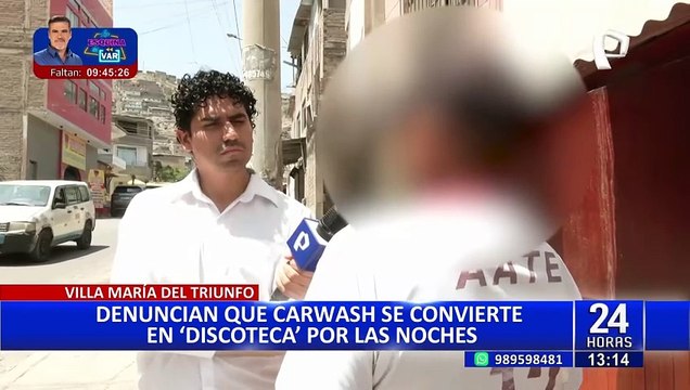 VMT: carwash es utilizado por las noches como una ‘discoteca’ registrándose peleas