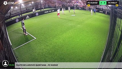 Faute de Ludovic QUINTANA - FC KUDOZ
