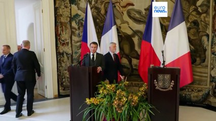 Czech and French leaders pledge support for Ukraine