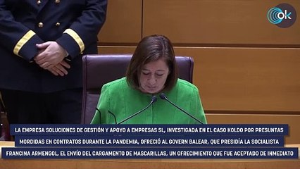 Éste es el correo que prueba la relación directa del Govern de Armengol con la trama de Koldo
