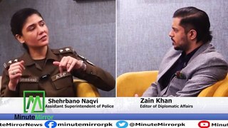 Minute Mirror Exclusive with ASP Shehrbano Naqvi by Zain Khan | Minute Mirror News