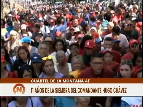Cañonazo en honor a los 11 años de la siembra del Comando Eterno Hugo Chávez Frías