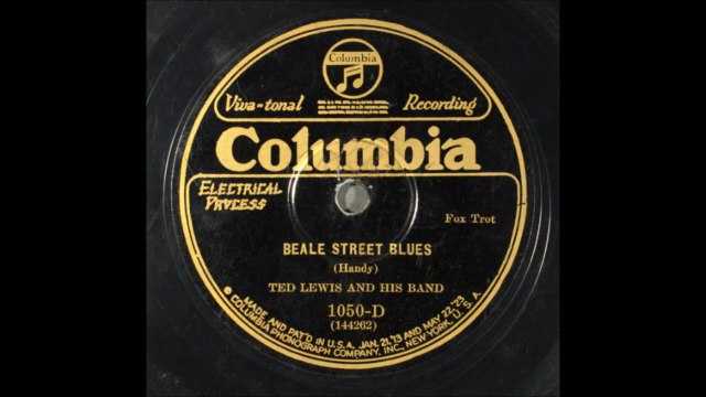 Ted Lewis Jazz Band - Beale Street Blues (1927)