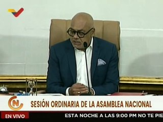 AN aprueba Proyecto de Acuerdo en repudio al robo y destrucción del avión de Emtrasur