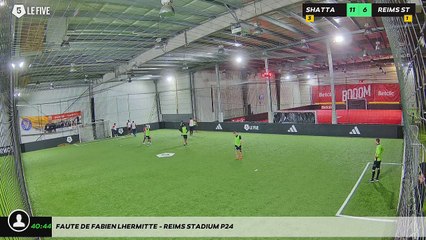Faute de fabien lhermitte - Reims stadium p24
