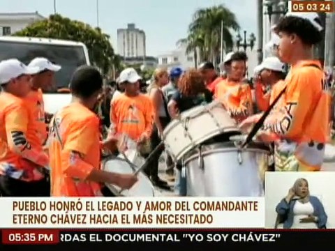 Venezolanos honran el legado de amor revolucionario del Comandante Eterno Hugo Chávez