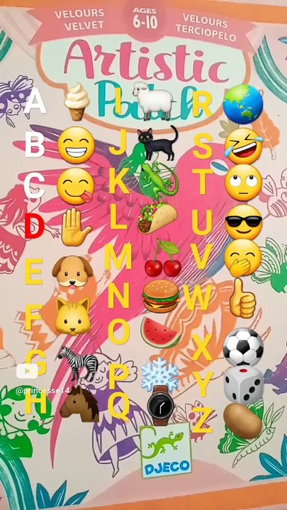 Écrive  vos prenon avec les emogie