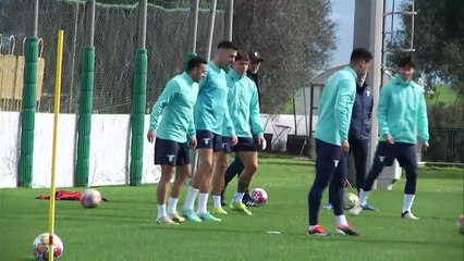 Lazio train ahead of crunch UCL last 16 second leg against Bayern Munich
