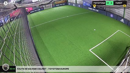 Faute de Maxime Colinet - TOYOTOMI EUROPE