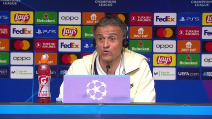 PSG head coach Luis Enrique and Bradley Barcola preview UCL last 16 second leg vs Real Sociedad