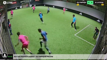 But de Franck Lamas - OLYMPIQUE PALOIS