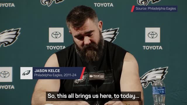 Jason Kelce announces NFL retirement