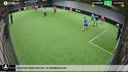 Faute de Cédric Guillen - OLYMPIQUE PALOIS