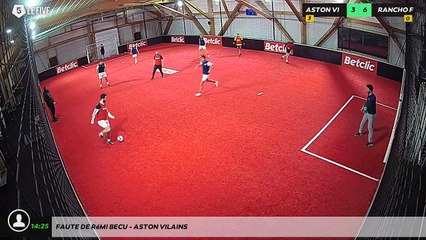 Faute de Rémi BECU - ASTON VILAINS