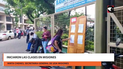 Iniciaron las clases en Misiones