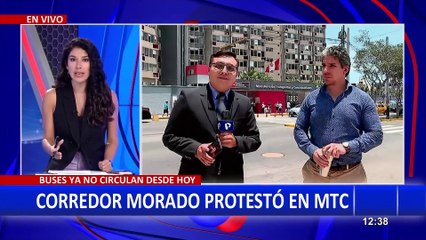 Corredor morado sostendrá nueva reunión con el MTC: “Si llegamos a un acuerdo, de inmediato reanudamos el servicio”