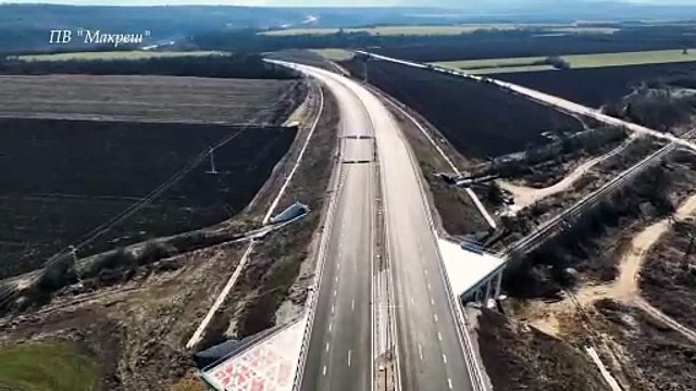 240305 ще бъде пуснато 13,6 км участък Макреш - Бела от пътя Видин – Ботевград - Автомагистрали