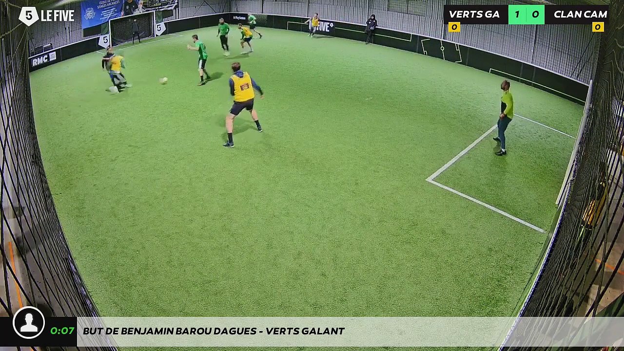 But de Benjamin Barou Dagues - VERTS GALANT