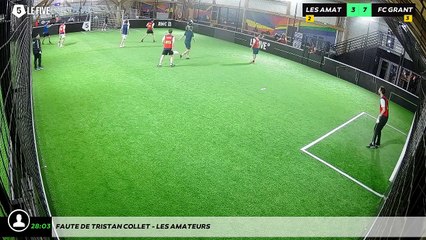 Faute de Tristan COLLET - LES AMATEURS