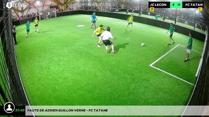 Faute de Adrien Guillon Verne - FC TATANE