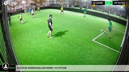 Faute de Adrien Guillon Verne - FC TATANE