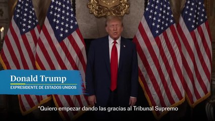 Las declaraciones de Trump tras la decisión del Tribunal Supremo