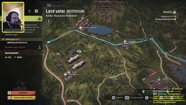 Schwerer Truck, tiefer Matsch. SnowRunner #360